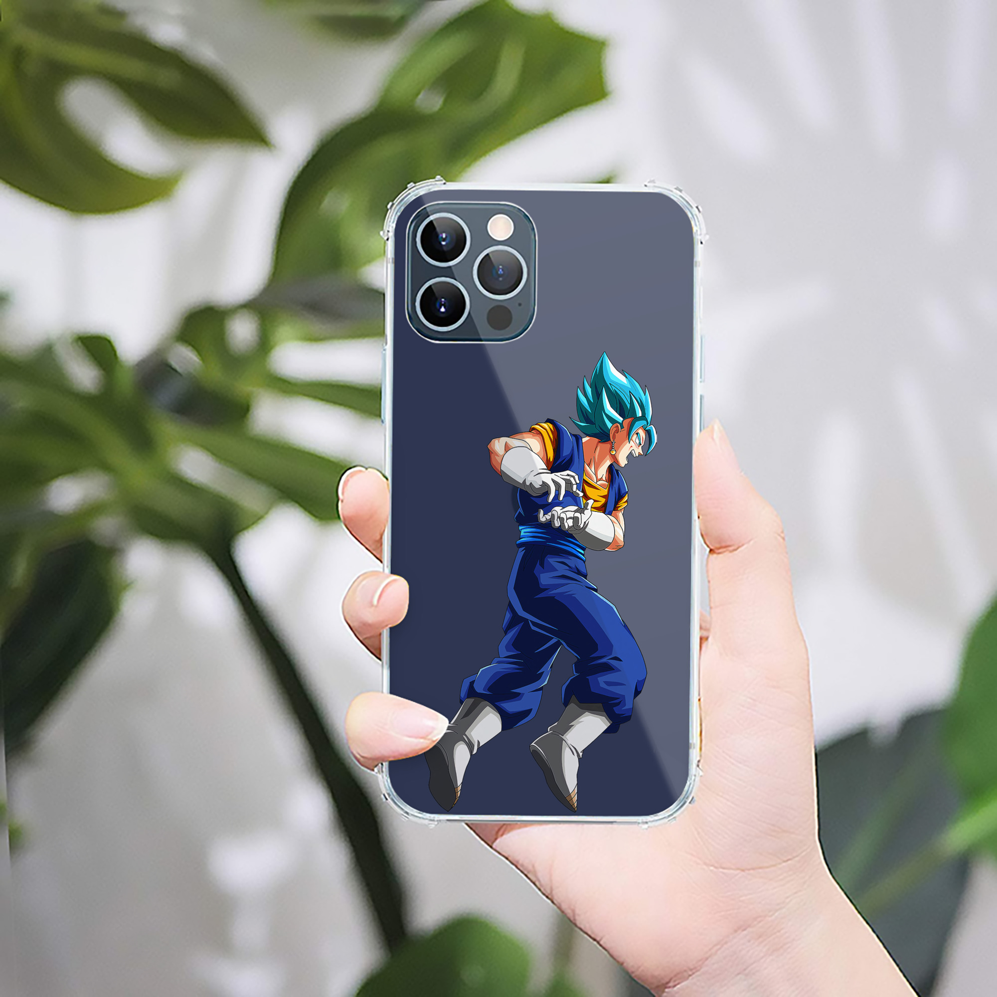 （画像用） ドラゴンボール ベジット DRAGON BALL Vegetto 【iPhone 12シリーズ対応】透明スマホケース（クリアソフトケース）
